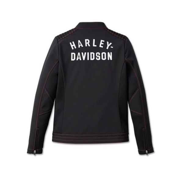 Harley Davidson Forever Harley Mesh Jacket Black Beauty Women's 1W - Picture 2 of 5